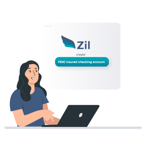 Open A Checking Account with Zil.US