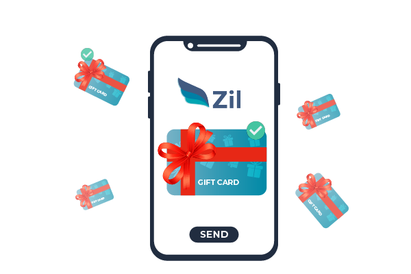 A Smartphone with Gift Cards. Displaying an Easy Way to Check Gift Cards Visa Balance