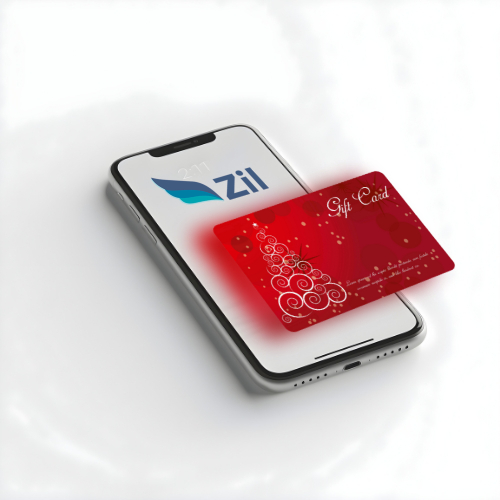 A Smartphone with a Displays Instant Visa Gift Card Online for Enhance Employee Rewards