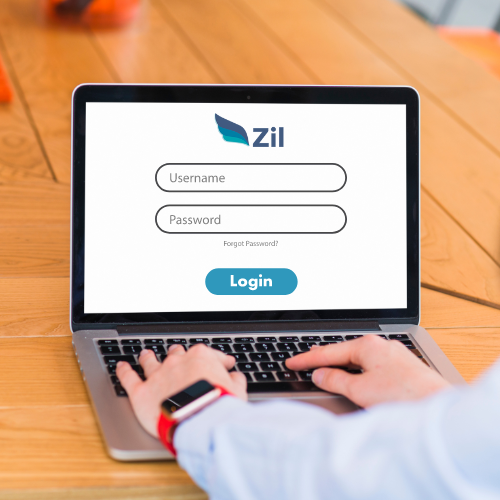 A Person Login in Zil to Open Best Free Checking Account Online.