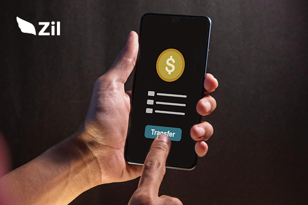 A Person Is Holding a Phone, an Online Platform for Direct Deposit An Effective Payment Solution for Businesses