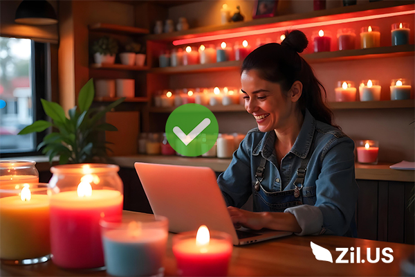 A Candle Shop Owner Opening Business Checking Account Online, Why Candle Shops Should Switch to Varo Money Alternative