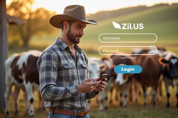 A Farmer Open Free Checking Accounts Using His Mobile Phone