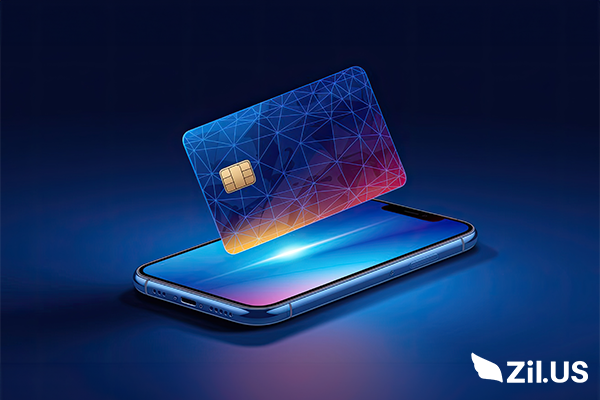 A Mobile Phonw With a Virtual Card. Celebrating National Small Business Week with Smarter Spending Why Instant Virtual Cards Just Make Sense
