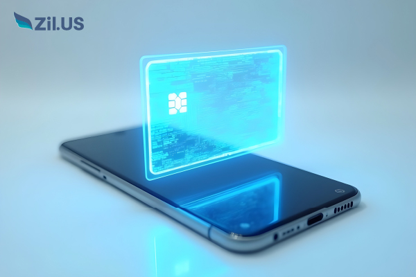 A Smart Showing a Virtual Card to manage Business. Instant Virtual Card The Smartest Way to Manage Your E-Commerce Payments