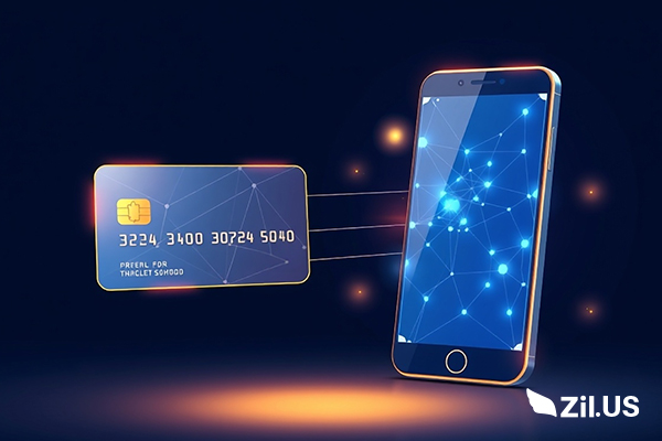 Instant Virtual Card Displayed Digitally on a Smartphone Screen, Representing Secure Online Payments and Virtual Transaction Technology.